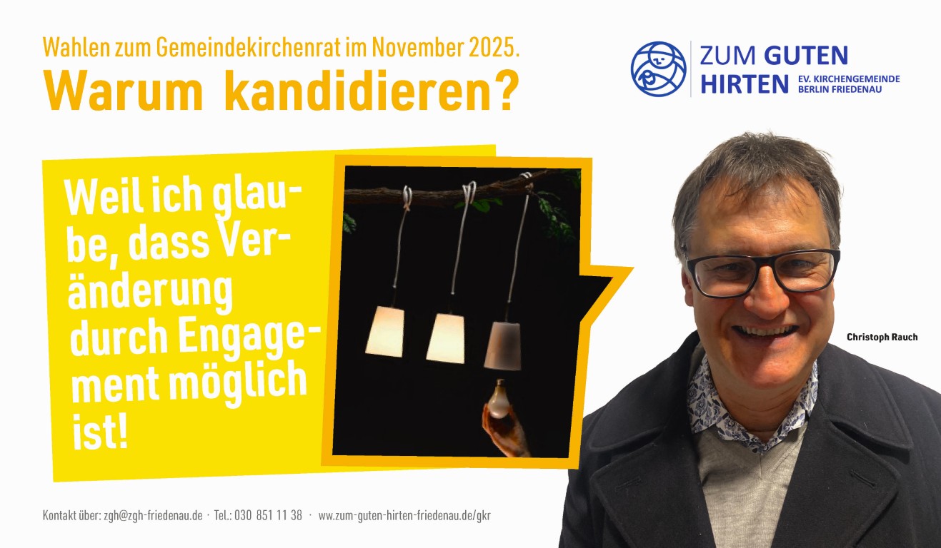 Ein Person begründet, warum sie kandidiert